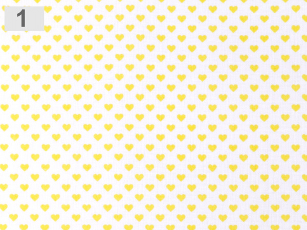 Bavlněná látka srdce