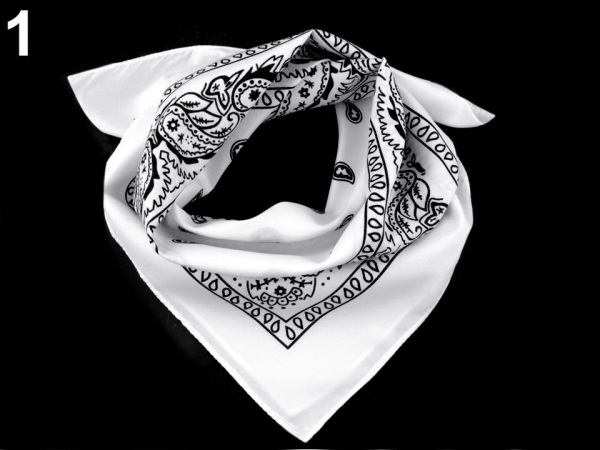 Šátek paisley 55x55 cm