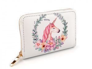 Dámská peněženka jednorožec 10x14 cm