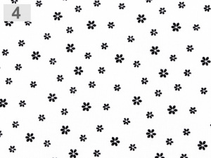 Bavlněná látka drobné květy