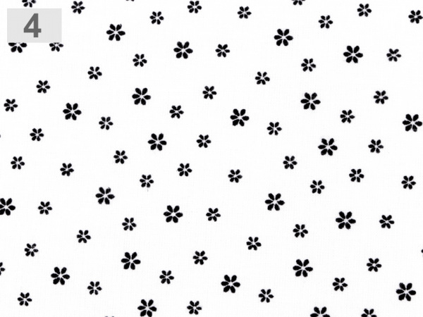 Bavlněná látka drobné květy