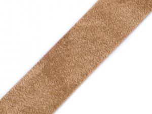 Šikmý proužek semišový šíře 20 mm nezažehlený
