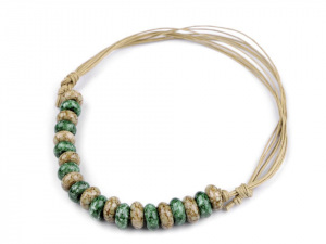 Náhrdelník s mramorovým efektem