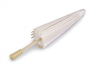 Dekorace papírový deštník k domalování Ø30,5 cm