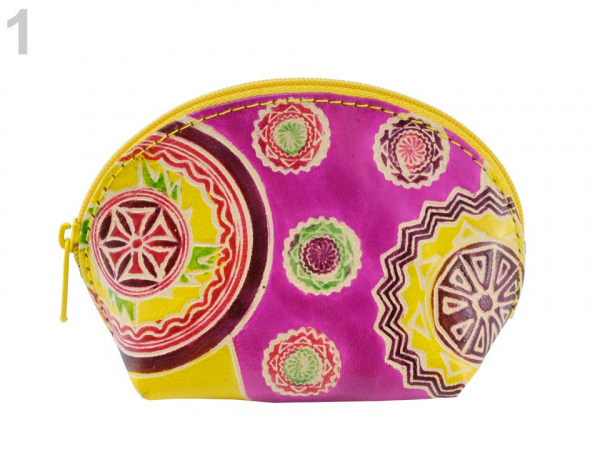 Peněženka / pouzdro / klíčenka kožená 7,5x11,5 cm