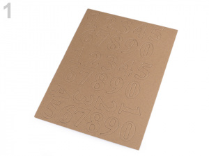 Papírová čísla a písmena