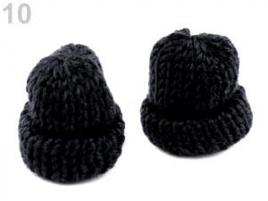 Textilní aplikace / nášivka čepička pletená