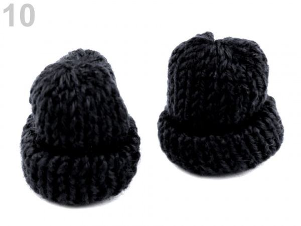 Textilní aplikace / nášivka čepička pletená