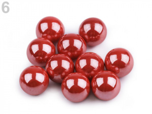 Dekorační kuličky / perly bez dírek Ø8 mm lesklé