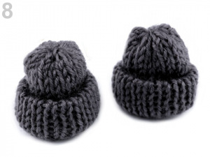 Textilní aplikace / nášivka čepička pletená