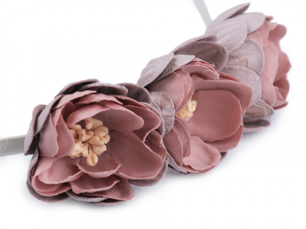 Čelenka do vlasů s květy