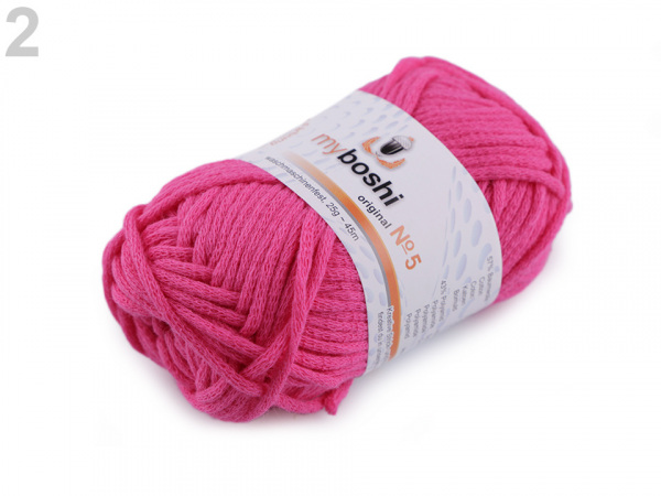 Pletací příze Myboshi No.5; 25 g