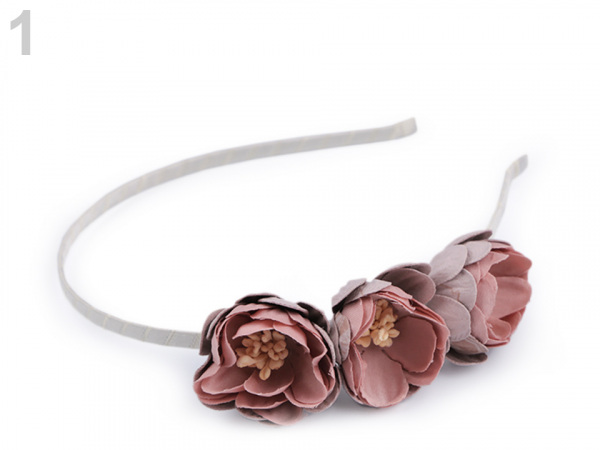 Čelenka do vlasů s květy