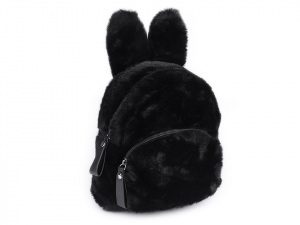Dívčí kožešinový batoh zajíc