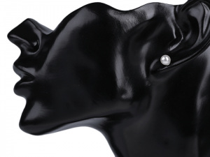 Štrasová souprava s perlami - jablonecká bižuterie