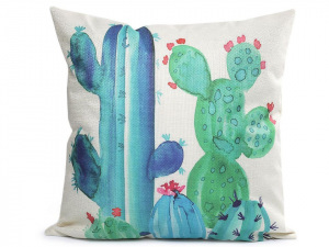 Povlak na polštář kaktus 44x44 cm