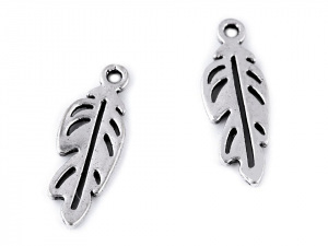 Přívěsek pírko 6x16 mm