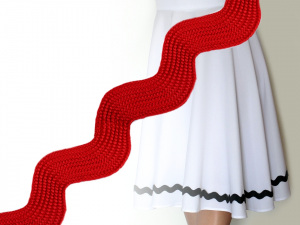 Prýmek / hadovka šíře 20 mm široká