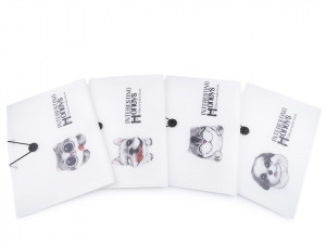 Složka s přihrádkami A4 pes, kočka Languo