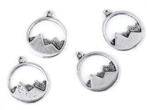 Přívěsek kaktusy, stromy, hory, moře Ø20 mm