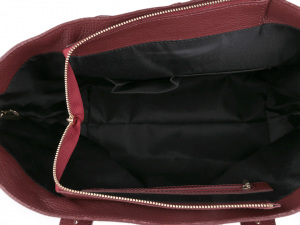 Italská kožená kabelka 29x46 cm