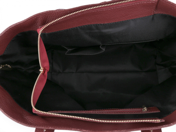 Italská kožená kabelka 29x46 cm