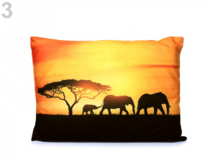 Dekorační polštář s výplní - panda, delfín, slon