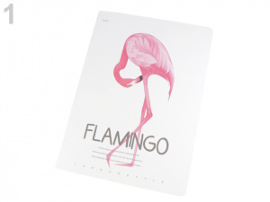 Sešit / zápisník plameňák Languo 18,5x26 cm