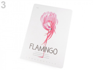 Sešit / zápisník plameňák Languo 18,5x26 cm