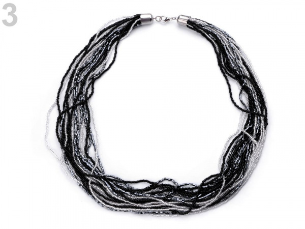 Náhrdelník z rokajlu, víceřadý