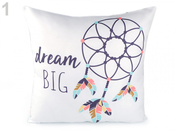 Povlak na polštář lapač snů, šípy, peří 44x44 cm