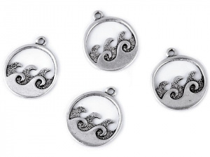 Přívěsek kaktusy, stromy, hory, moře Ø20 mm