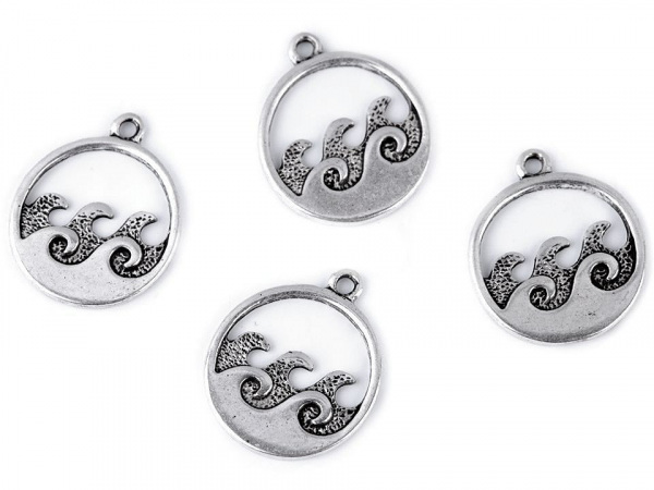 Přívěsek kaktusy, stromy, hory, moře Ø20 mm