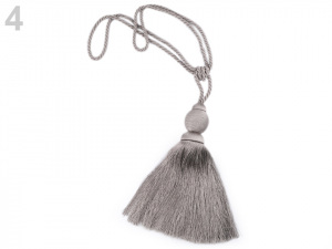 Velký dekorační úvaz / šňůra na závěsy se střapcem