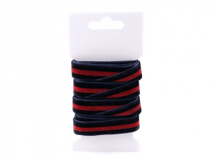 Lampas / oděvní stuha sametová šíře 15 mm