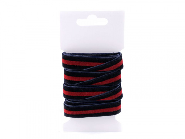 Lampas / oděvní stuha sametová šíře 15 mm