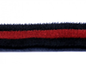 Lampas / oděvní stuha sametová šíře 15 mm