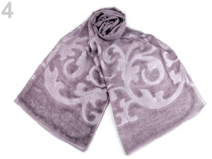 Šála s ornamentem 75x180 cm