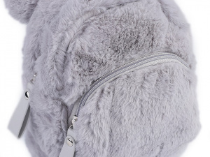 Dívčí kožešinový batoh medvídek