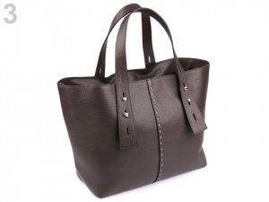 Italská kožená kabelka 29x46 cm