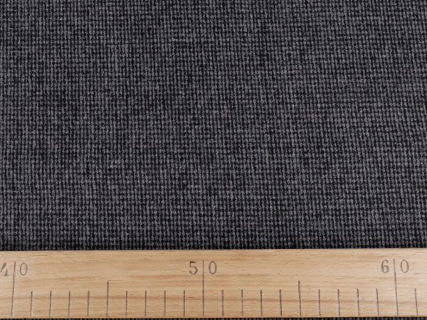 Vlněný flauš s tvídovou strukturou