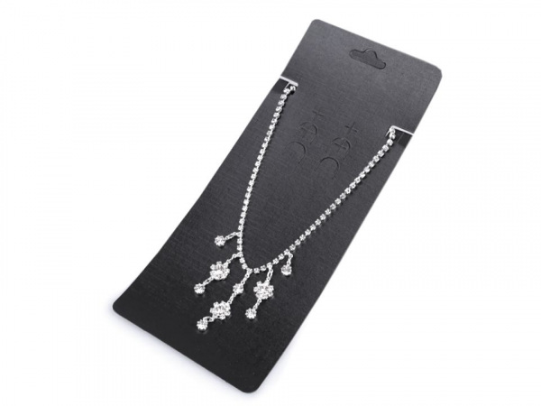 Štrasový náhrdelník - jablonecká bižuterie