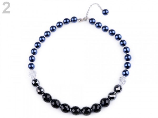 Perlový náhrdelník broušené ohňovky