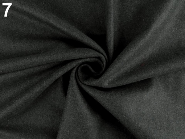 Vlněný flauš jednobarevný