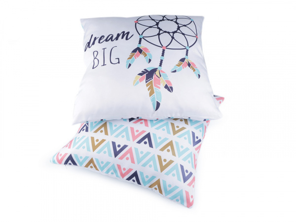 Povlak na polštář lapač snů, šípy, peří 44x44 cm