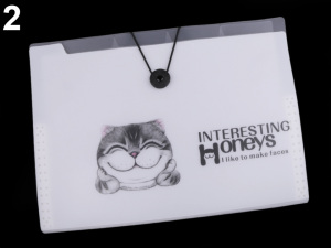 Složka s přihrádkami A4 pes, kočka Languo