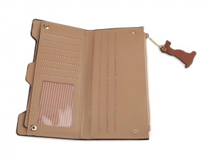 Dámská peněženka / dokladovka psi 10x20 cm