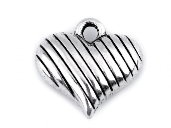 Přívěsek srdce 14x15 mm