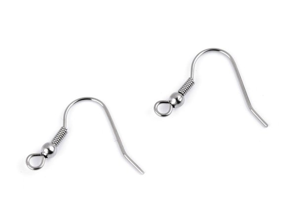 Afroháček s pružinkou a kuličkou z nerezové oceli