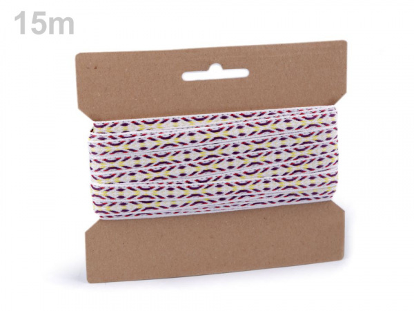 Vzorovka indiánský motiv šíře 10 mm